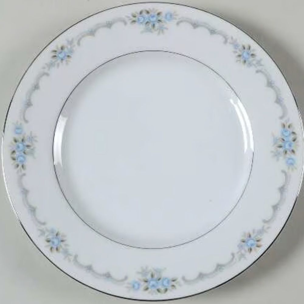 TWO Style House  anniversary dinner plates 101/2” Fine china G26